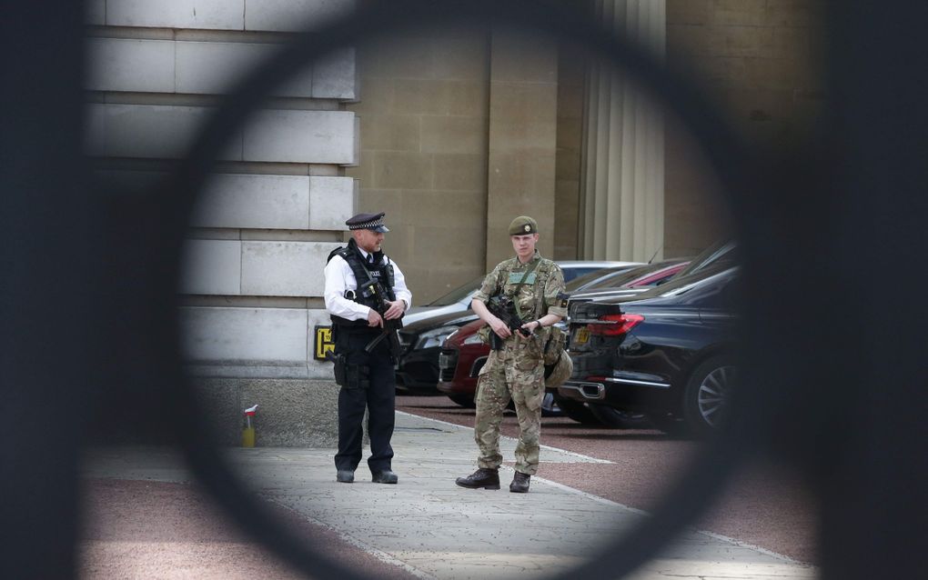 Buckingham Palace. beeld AFP