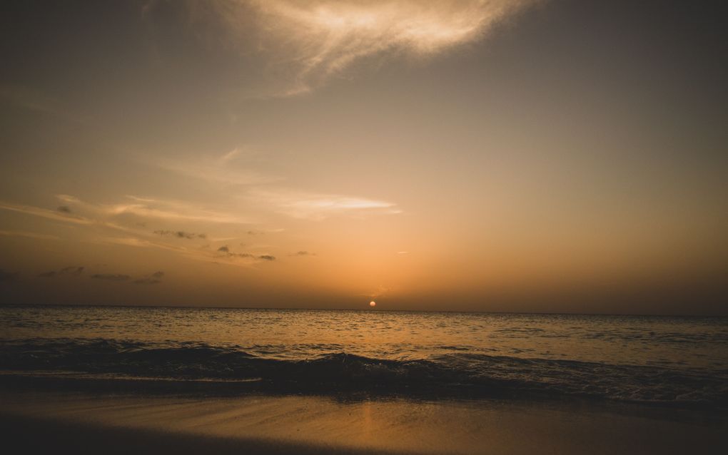 Zonsondergang op Curaçao. beeld Unsplash