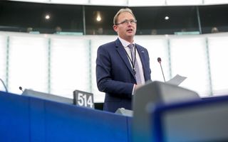 Europarlementariër Bert-Jan Ruissen is lijstrekker voor de SGP voor de Europese verkiezingen in juni. beeld Europees Parlement