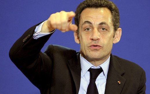 De Franse president Nicolas Sarkozy. Foto EPA