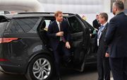 Prins Harry, maandag in Londen. beeld AFP