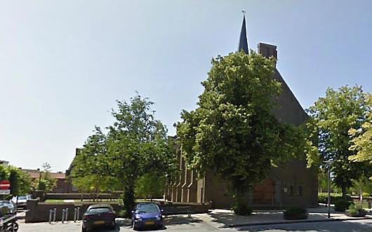 De hervormde kerk aan het Castellumplein in Valkenburg aan den Rijn. Foto RD