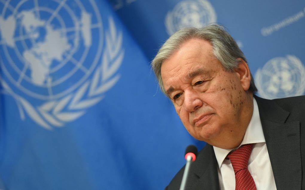 Antonio Guterres. beeld AFP