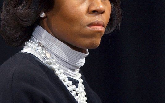 De eerste zwarte First Lady: Michelle Obama. Foto EPA