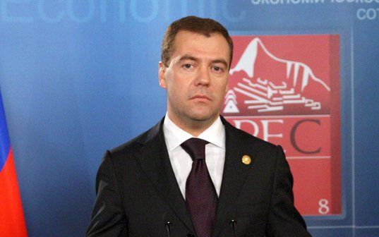 Medvedev wil de banden met Abchazië en Zuid–Ossetië aanhalen. Foto EPA