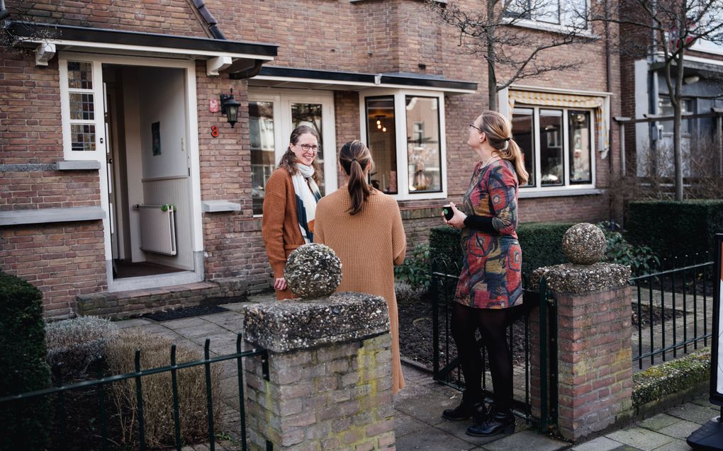 "Huis van Vrede" heet het nieuwe inloophuis van de gereformeerde gemeente in Dordrecht. beeld gg Dordrecht