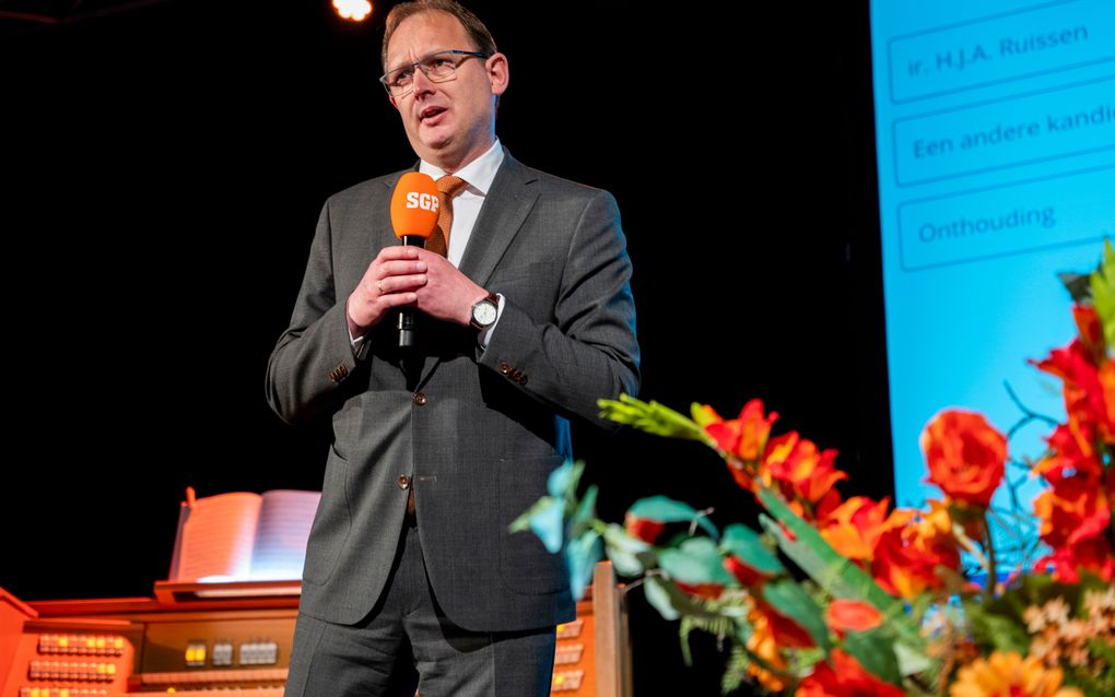 Ruissen zaterdag na zijn verkiezing. beeld Cees van der Wal