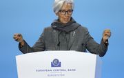 Christine Lagarde van de ECB. beeld EPA, Ronald Wittek