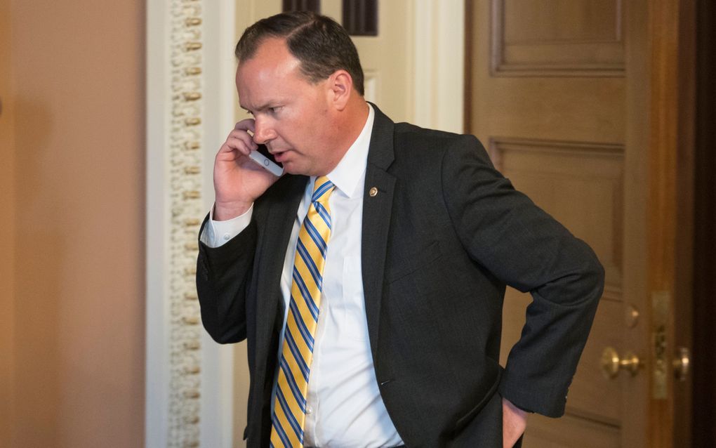 De Republikeinse senator Mike Lee. beeld EPA