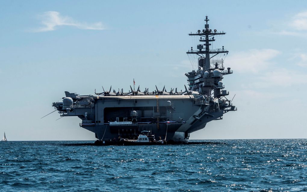 Vliegdekschip USS Abraham Lincoln. beeld EPA