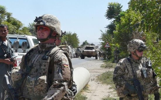 Duitse militairen in Afghanistan. Foto EPA