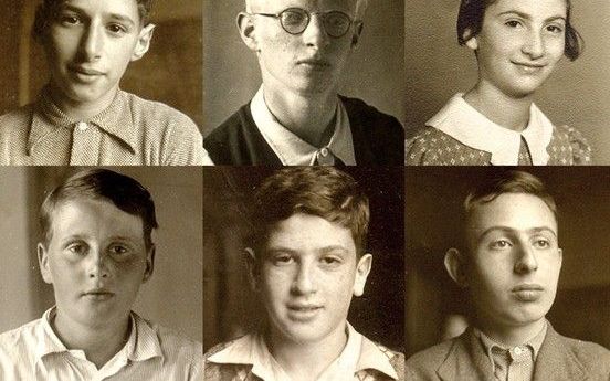 VUGHT – Negen slachtoffers. Ze zaten op de Quakerschool in het Ommense kasteel Eerde. Ze kwamen om in Auschwitz. Hermann Isaac (rechts bovenaan) was een liefhebber van klassieke boeken. Hij moest tankgrachten graven. Foto Kamp Vught