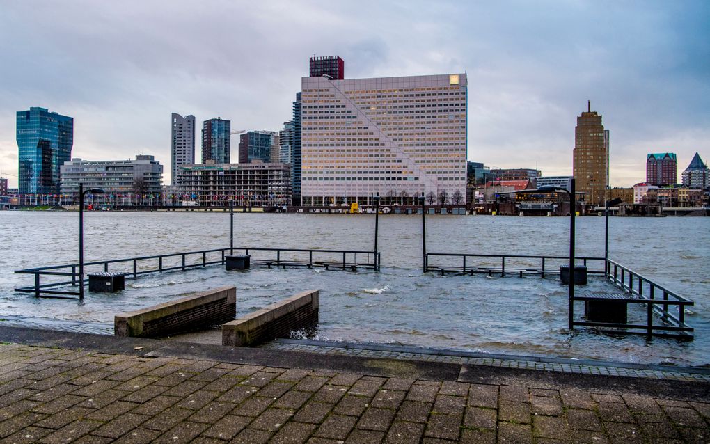 Afzettingen bij het Noordereiland in 2018. beeld ANP, Robin Utrecht 