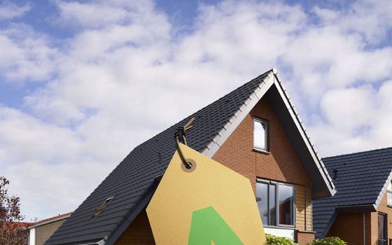 Een energielabel voor woningen. Het is een mooi initiatief, maar besmet met kinderziektes en zeker nog niet ingeburgerd. Foto VROM