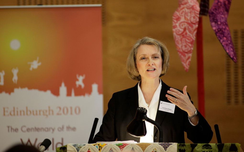 EDINBURGH – Prof. dr. Dana L. Robert: „Uit schaamte over het kolonialisme hebben sommige kerken nog steeds moeite met zending.” Foto Gary Doak for Edinburgh 2010