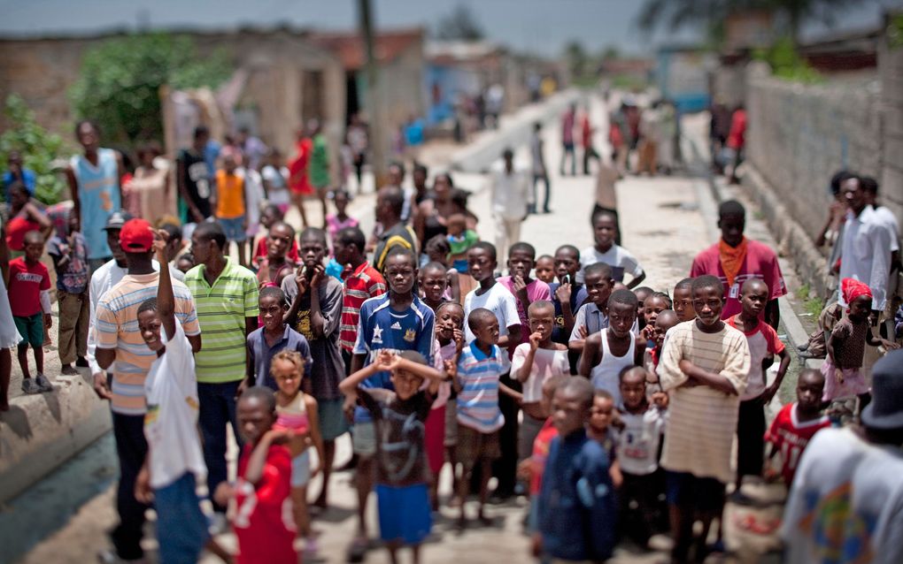 Sloppenwijk Cite Soleil in Haïti. Foto ANP