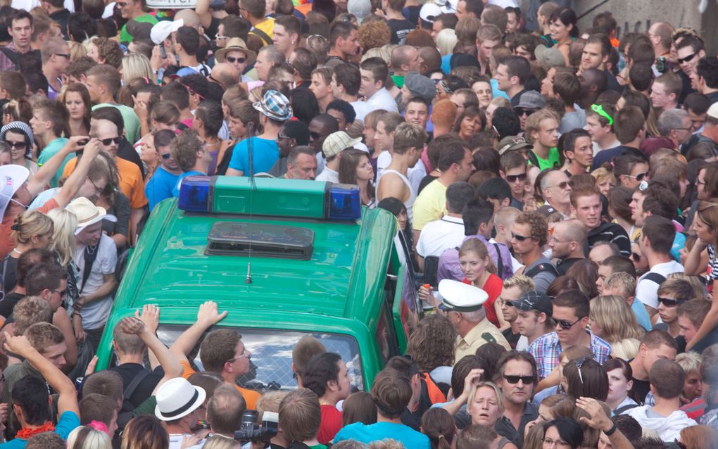 Der Spiegel: Terrein Duisburg niet berekend op mensenmassa. Foto EPA