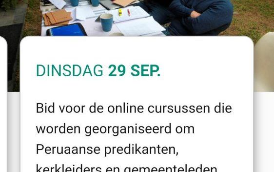 Gebedsapp van de GZB. beeld RD