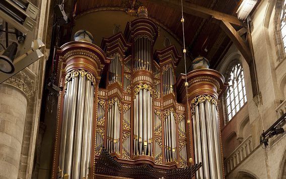 Het hoofdorgel in de Rotterdamse Laurenskerk. Foto André Dorst