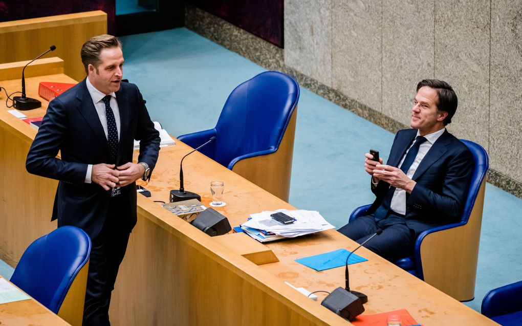 Kabinet debatteert met Kamer over corona, beeld ANP, Bart Maat