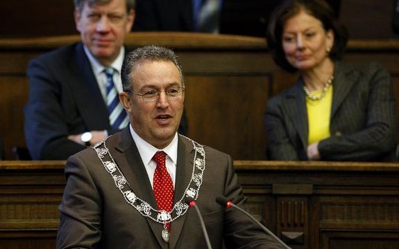 ROTTERDAM - Burgemeester Aboutaleb: „Ik weiger te accepteren dat er na 32 jaar Nederlanderschap wordt getwijfeld aan mijn loyaliteit.” Foto ANP