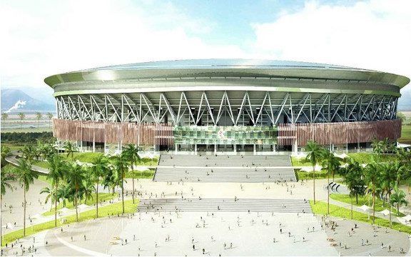 De Philippine Arena in Manilla. beeld Johannus