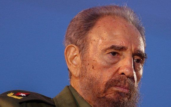 FIDEL CASTRO ...afgetreden... Foto EPA.