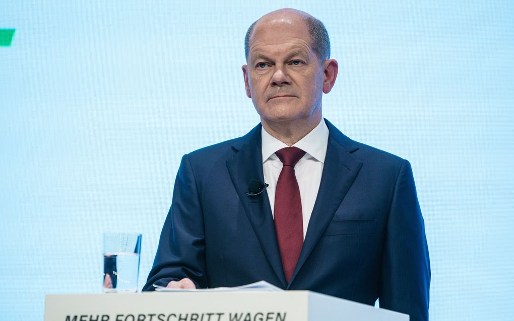 Olaf Scholz. beeld EPA, CLEMENS BILAN