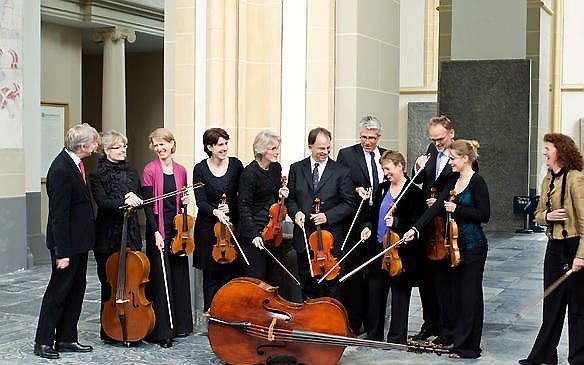 Het Parnassus Ensemble o.l.v. Klaas Stok. Foto Stichting Henrick Baderorgel