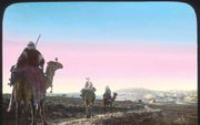 Karavaanroute naar Bethlehem (De drie wijzen uit het oosten), The American Colony Photographers, ca. 1915, collectie Joods Historisch Museum