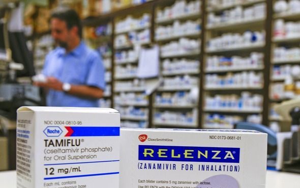 CARDIFF - Voor het eerst is verspreiding van een Tamiflu-resistent griepvirus onder mensen vastgesteld. Foto EPA