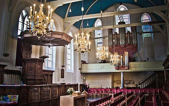 Interieur van de Gasthuiskerk in Zierikzee. Beeld zeelandnet.nl