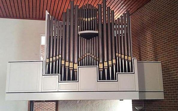 Het hybride orgel in Goes. Beeld CustomMadeOrgan