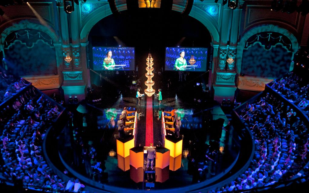 Verkiezingsdebat in Theater Carré. Foto ANP