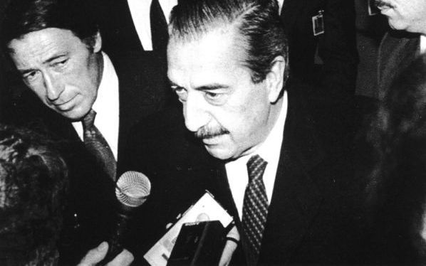 De Argentijnse oud–dictator Jorge Rafael Videla is overgebracht naar de gevangenis. Foto EPA