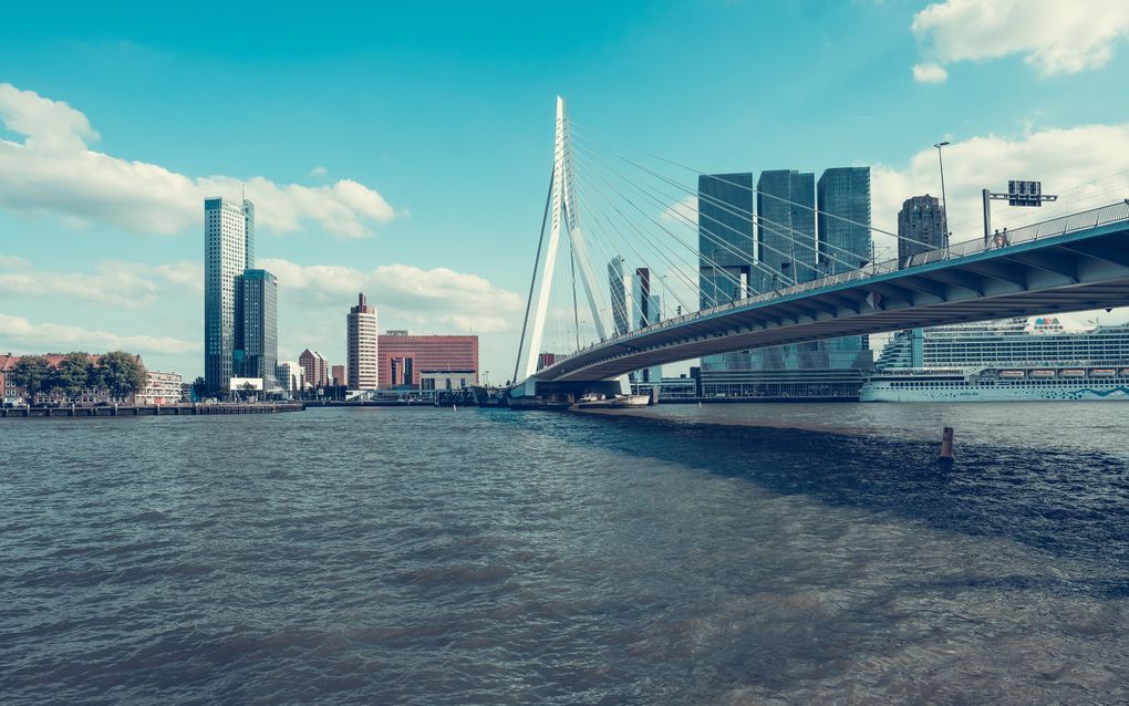 Erasmusbrug in Rotterdam. Beeld Unsplash