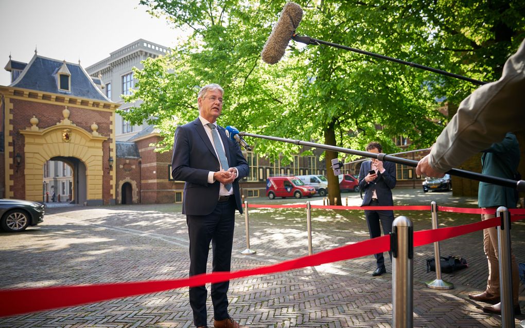 Slob vrijdag op het Binnenhof. beeld ANP