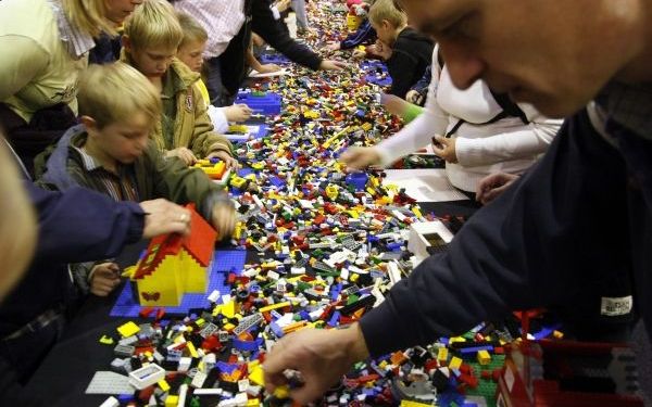 Het Rijksmuseum is in lego te bwonderen op Lego World in Zwolle. Foto ANP