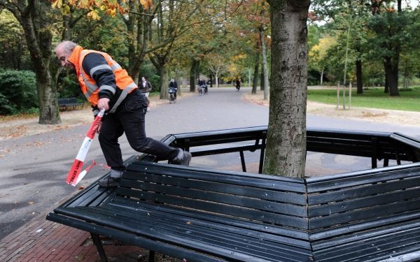 150 tips over steekpartij Vondelpark. Foto ANP