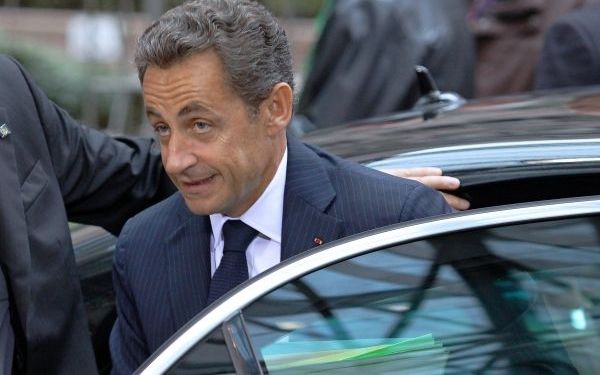 Sarkozy herdenkt overlijden De Gaulle. Foto EPA