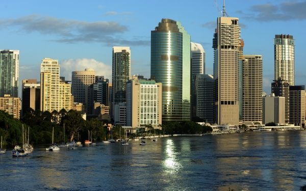 Leed en vernieling in Brisbane. Foto EPA