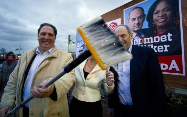 Partijen beginnen verkiezingscampagne. Foto ANP