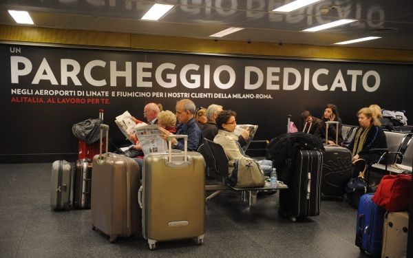 Luchthaven Milan. Foto EPA