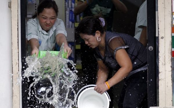 Hoogwater in Bangkok, Thailand. Foto EPA