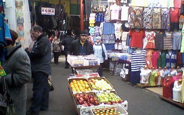 Cherkizovskymarkt in Moskou. Foto Wikimedia