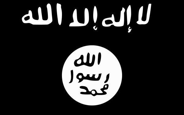 De zwarte ISIS-vlag. Foto Wikipedia