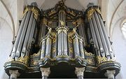 Het orgel in de Martinikerk in Groningen. beeld www.international-martini-organ-competition-groningen.nl