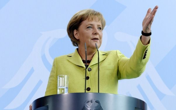 Merkel is populair bij de Europese burgers. Foto EPA