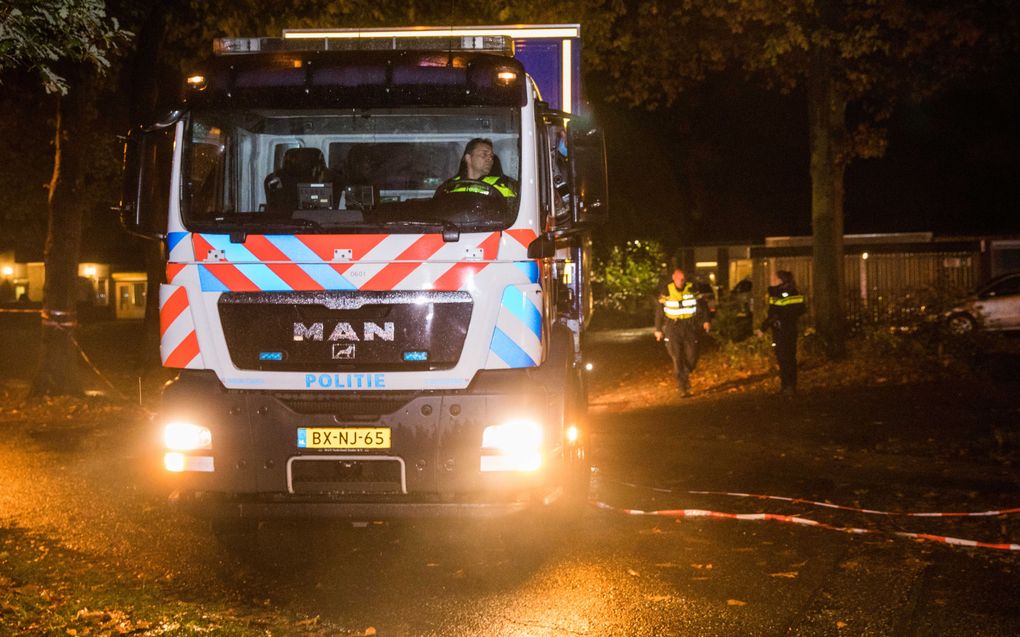 De politie doet onderzoek in Den Dolder. beeld ANP