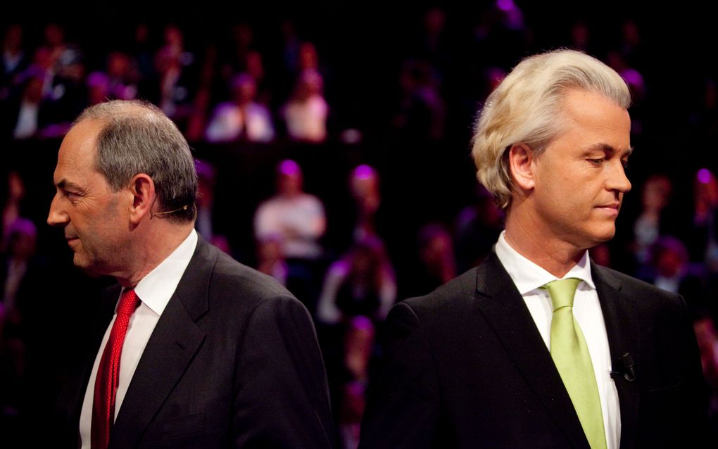 Wilders en Cohen. Foto ANP